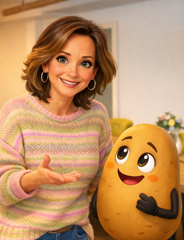 Kundenberaterin Diana im Cartoon Stil mit Knolle